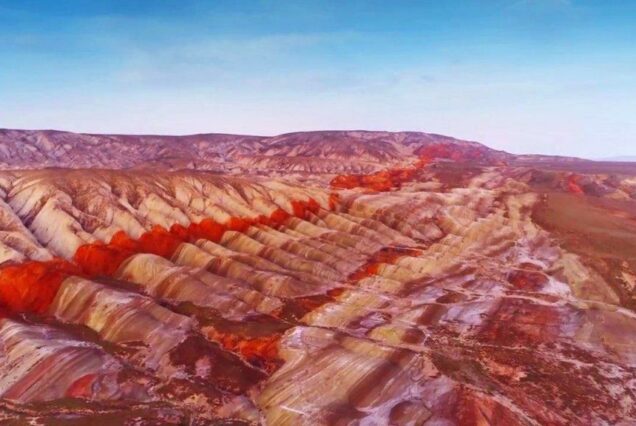 Цветные горы Азербайджан